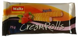 WALTZ ROLLS 75g jahodové Balenie:20ks x