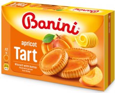 BANINI TART APRICOT 210g Balenie:12ks x 