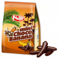 BANANY V ČOKOLADE 125g Balenie:30ks x 