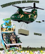 TRANSPORTER HELICOPTER 10g Balenie:12ks x 12display