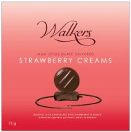 WALKERS CREAMS 75g STREWBERRY Balenie:24ks x
