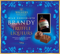 WALKERS BRANDY LIQUERS 120g Balenie:22ks x 