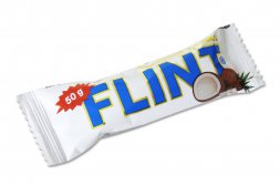 FLINT 50g,v bielej čokoláde Balenie:35ks x