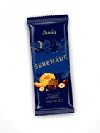 SERENADE 100g tmavá oriešková čokoláda s marhuľami  Balenie:15ks x