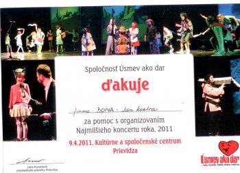ÚSMEV AKO DAR 2011